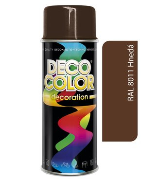 DECO COLOR sprej RAL 8011 hnedý orieškový 400 ml