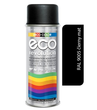 DECO COLOR ECO RAL 9005  čierny matný 400 ml