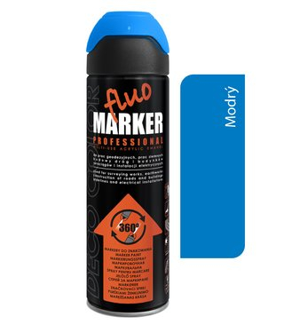 DECO COLOR Fluomarker značkovací sprej modrý 500 ml