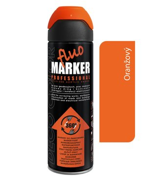 DECO COLOR Fluomarker značkovací sprej oranžový 500 ml