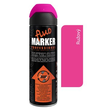 DECO COLOR Fluomarker značkovací sprej ružový 500 ml