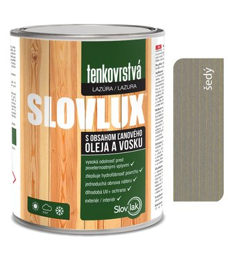 Slovlux tenkovrstvová lazúra šedá